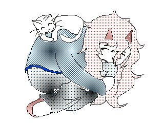 power curled up in a ball