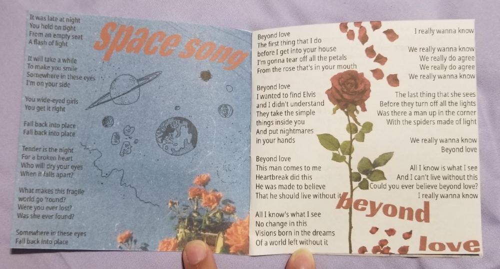 custom made booklet of beach house' depression cherry
