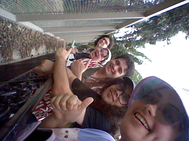 selfie with friends