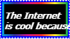 internet is cool because