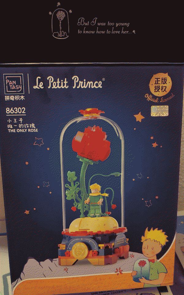 box for the little prince lego set