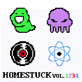 homestuck volume 1 - 4 cover art